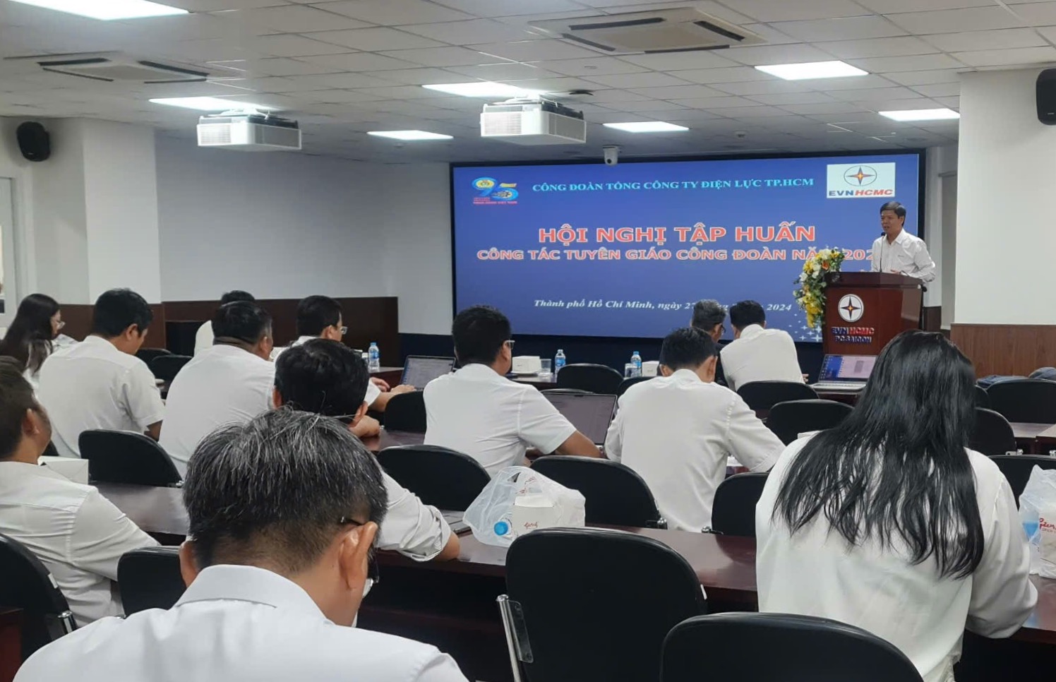 Công đoàn EVNHCMC: Tổ chức buổi tập huấn công tác Tuyên giáo năm 2024