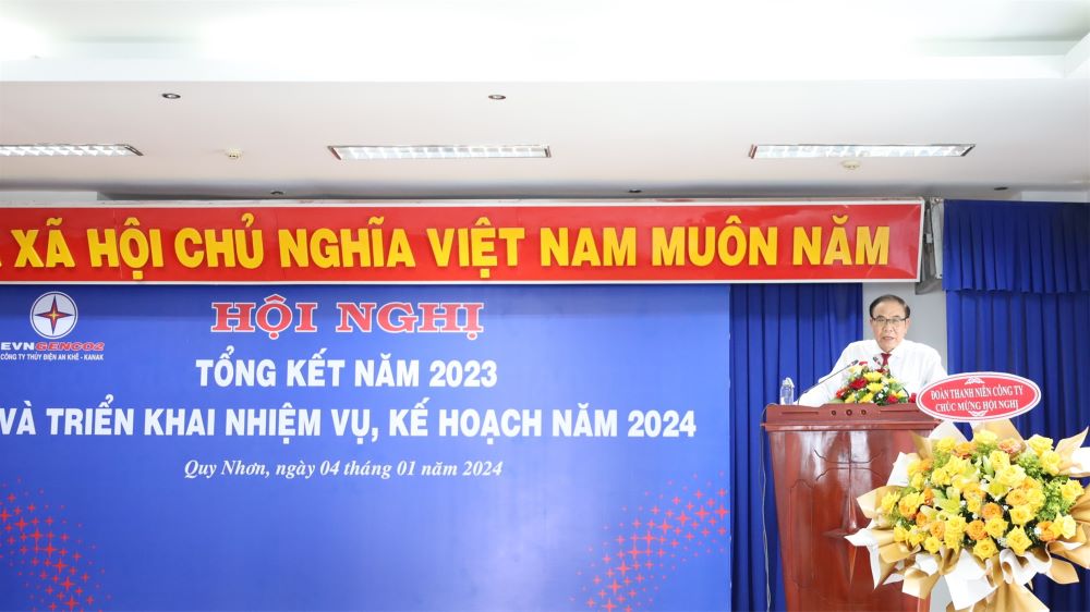 Công ty Thủy điện An Khê – Ka Nak tổng kết công tác năm 2023, triển khai kế hoạch nhiệm vụ năm 2024 1