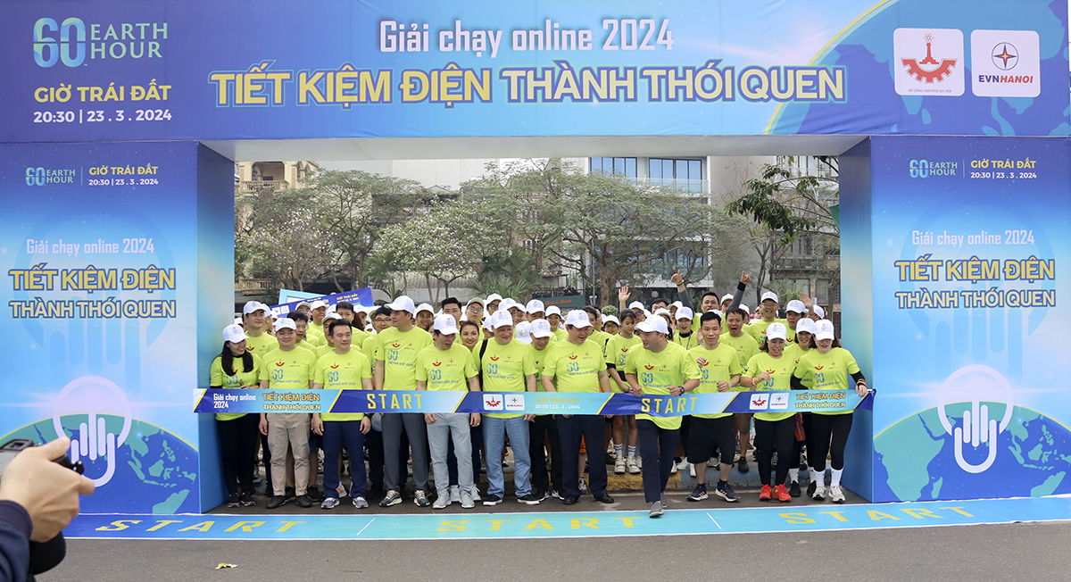 EVNHANOI Hưởng ứng chiến dịch Giờ Trái đất năm 2024, lan tỏa thông điệp 