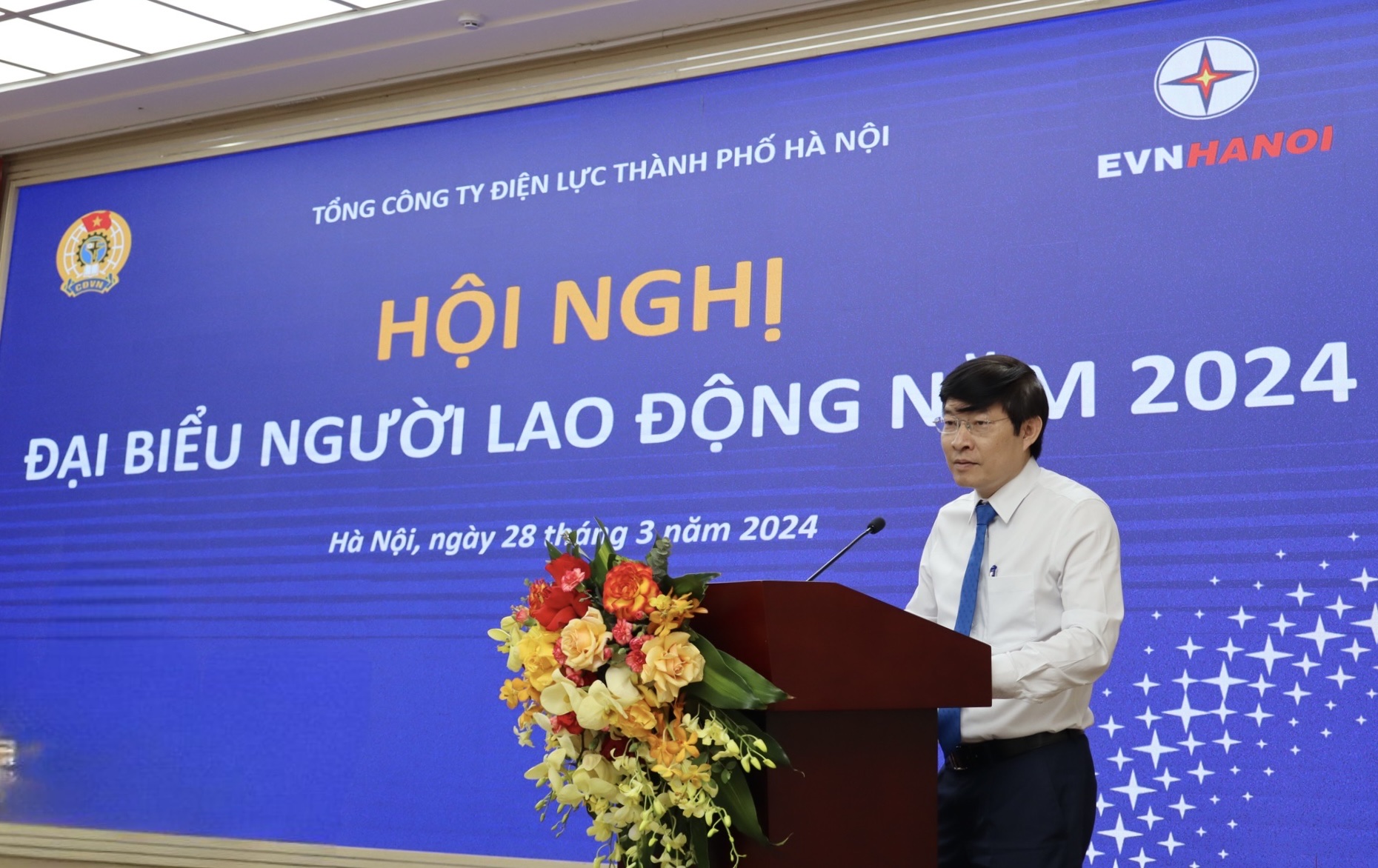 EVNHANOI tổ chức Hội nghị người lao động năm 2024 thành công rực rỡ.  6