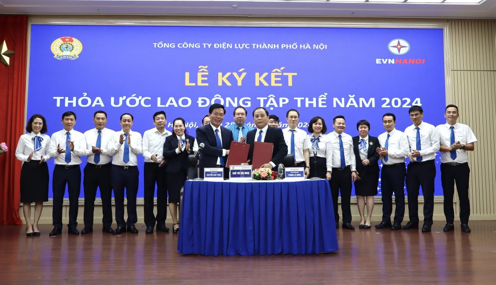 EVNHANOI tổ chức Hội nghị người lao động năm 2024 thành công rực rỡ.  7