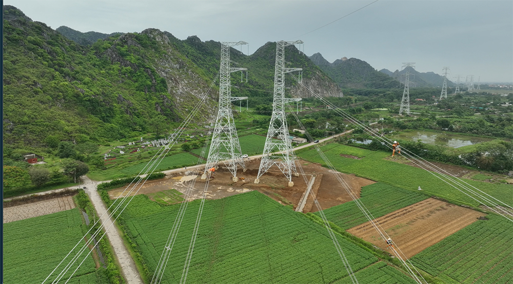 Hoàn thành đóng điện Đường dây 500kV mạch 3 cung đoạn Thanh Hóa – Nam Định 1