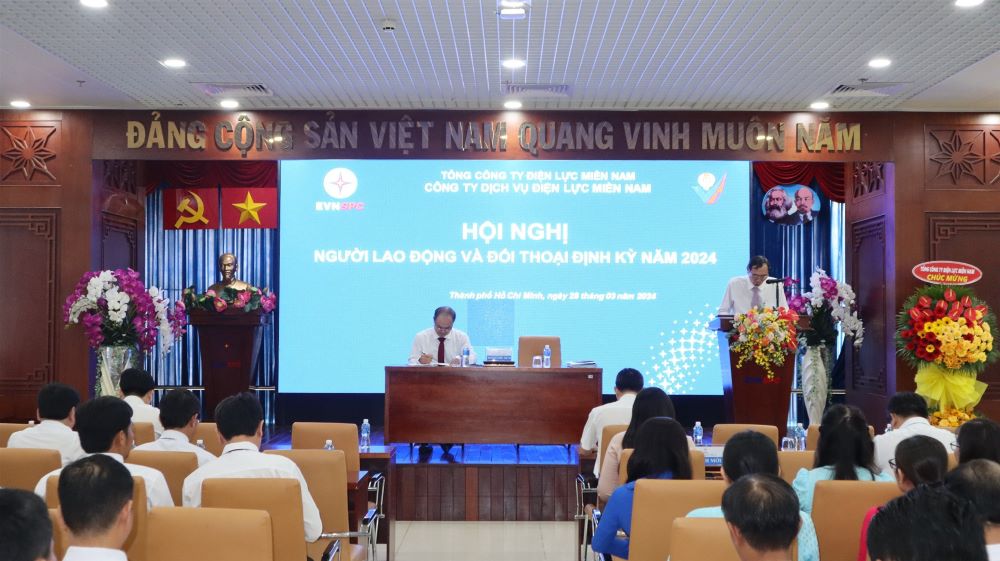 Hội nghị người lao động công ty Dịch vụ Điện lực miền Nam