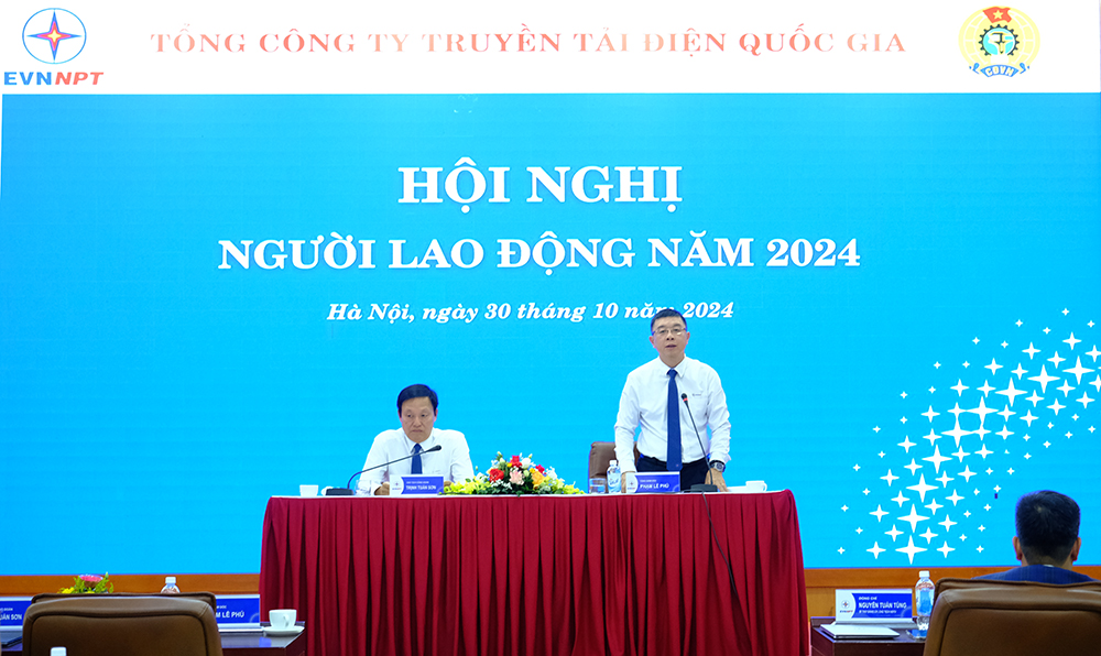 Hội nghị người lao động EVNNPT năm 2024:  Diễn đàn dân chủ để người lao động đóng góp ý kiến xây dựng Tổng công ty phát triển lớn mạnh