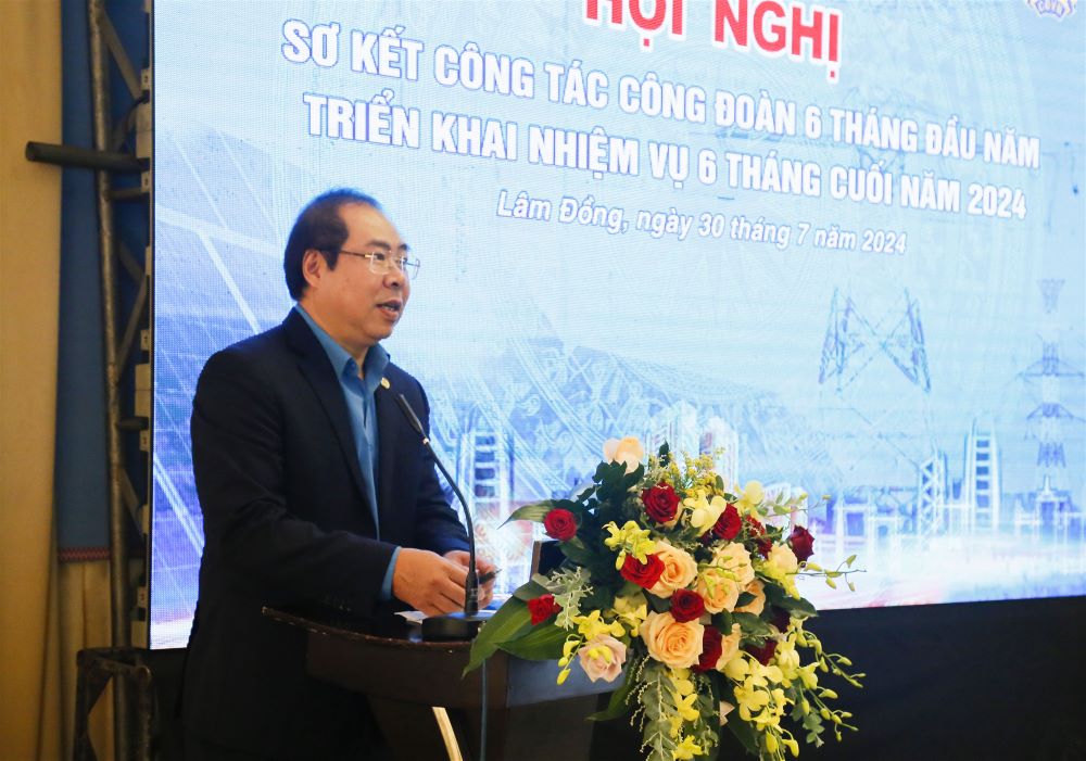 Hội nghị sơ kết 6 tháng đầu năm 2024 Công đoàn Điện lực Việt Nam 3