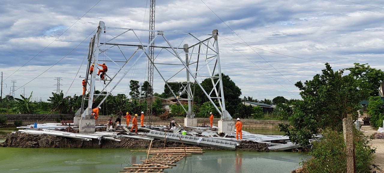 Khẩn trương các giải pháp hỗ trợ thi công Dự án ĐZ 500kV mạch 3 Quảng Trạch – Phố Nối 2