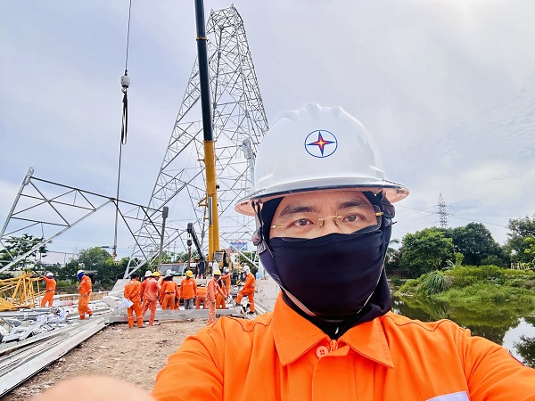 Người lãnh đạo với quyết tâm về đích đúng tiến độ công trình đường dây 500kV mạch 3 1