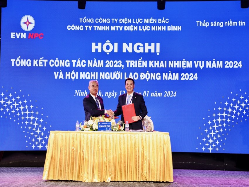 PC Ninh Bình tổ chức Hội nghị tổng kết công tác năm 2023, triển khai nhiệm vụ năm 2024 và Hội nghị người lao động năm 2024 8