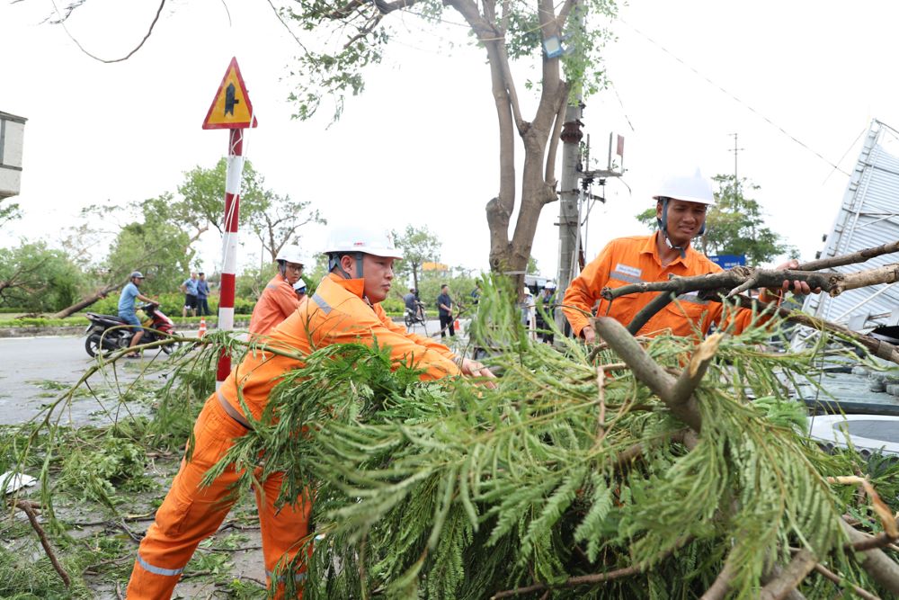 Tổng giám đốc EVN: Đến hết ngày 8/9, khoảng 70% số khách hàng bị ảnh hưởng bởi bão số 3 sẽ được cấp điện trở lại 3