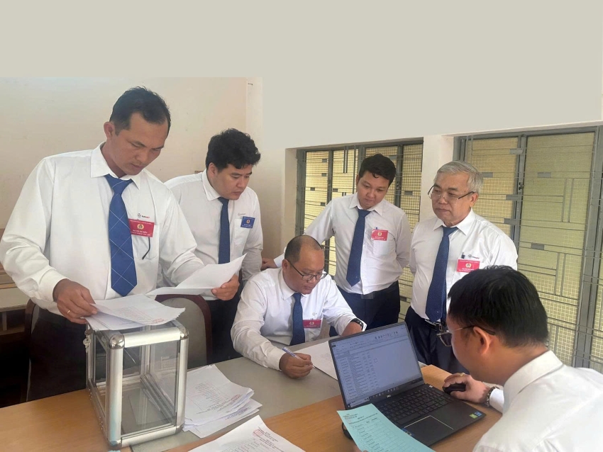 9/9 công đoàn cơ sở hoàn thành đại hội - sẵn sàng cho Đại hội Công đoàn EVNNPT lần thứ V 3