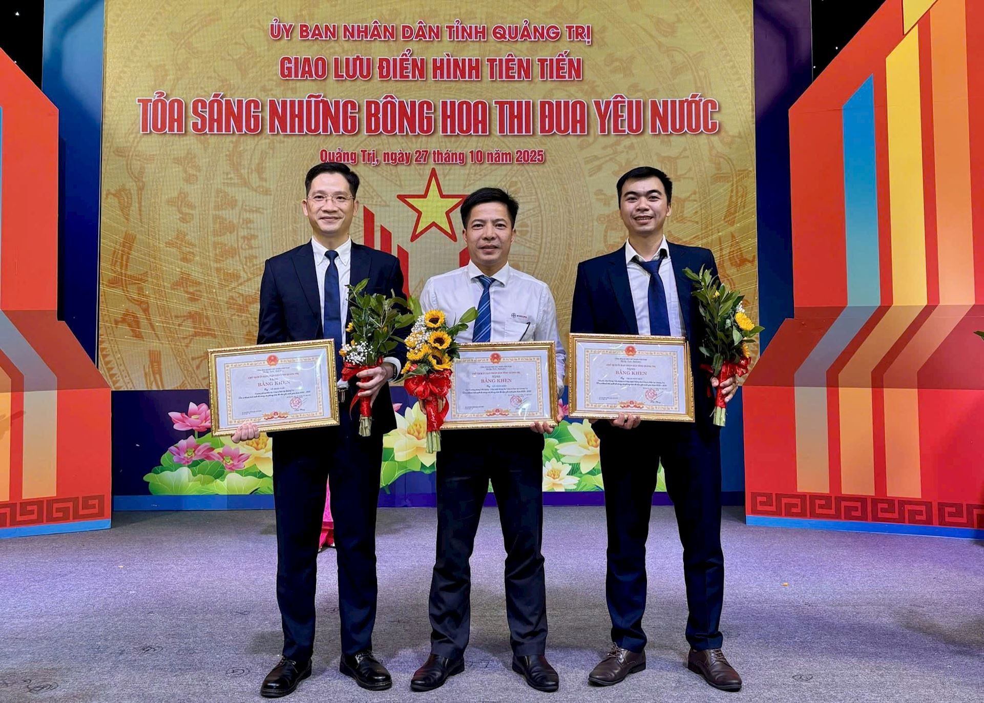 Ba cá nhân của Công ty Điện lực Quảng Trị được vinh danh điển hình tiên tiến trong phong trào thi đua yêu nước giai đoạn 2020–2025 1