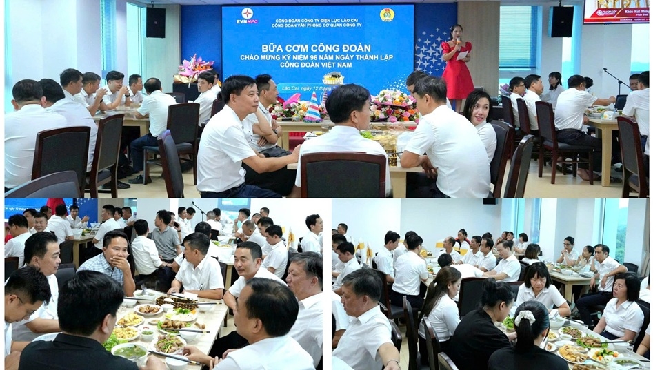 Bữa cơm Công đoàn - Ấm tình đồng nghiệp, gắn kết tập thể