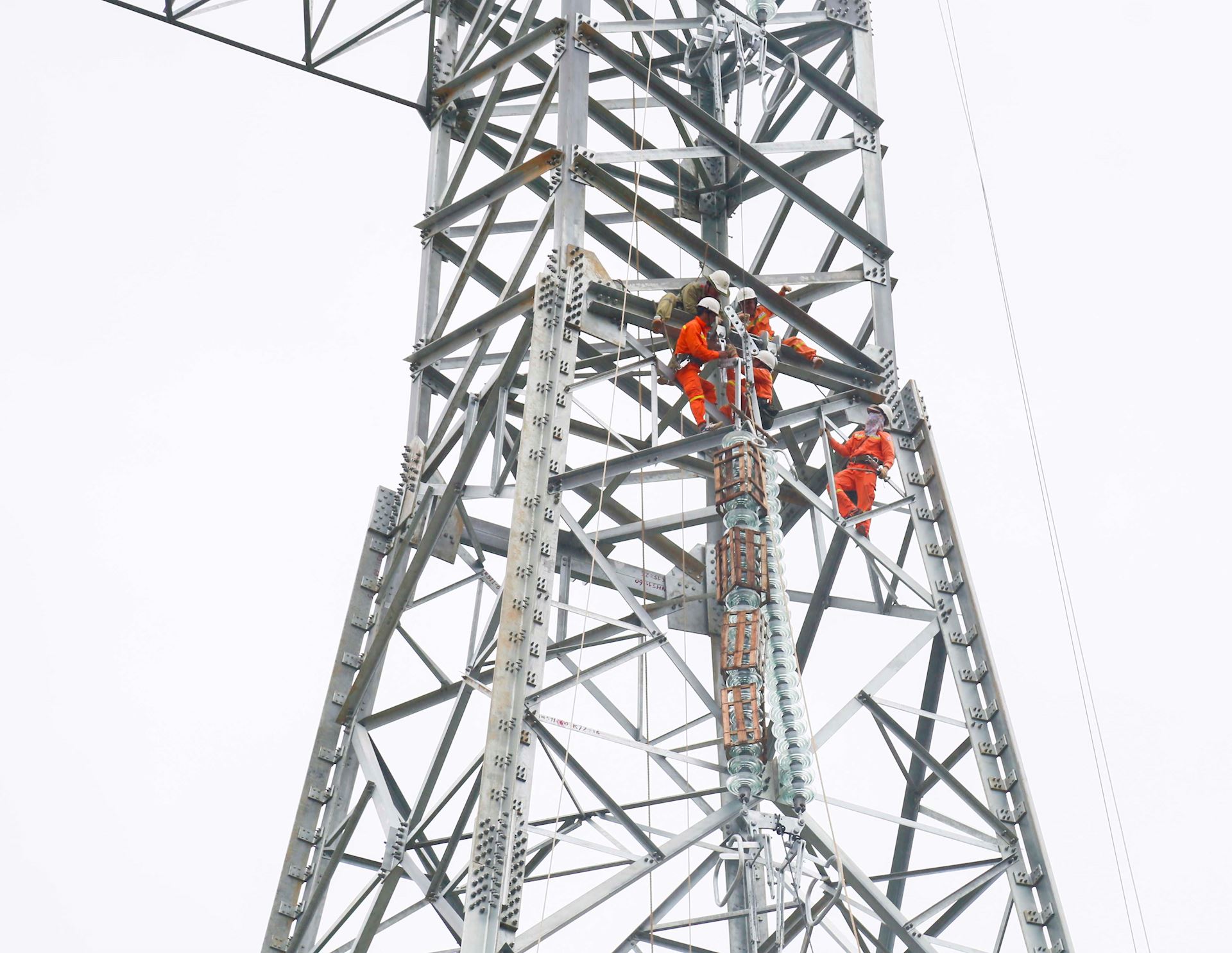 Chủ tịch Công đoàn Điện lực Việt Nam thăm hỏi, động viên người lao động thi công đường dây 500kV Lào Cai – Vĩnh Yên 4