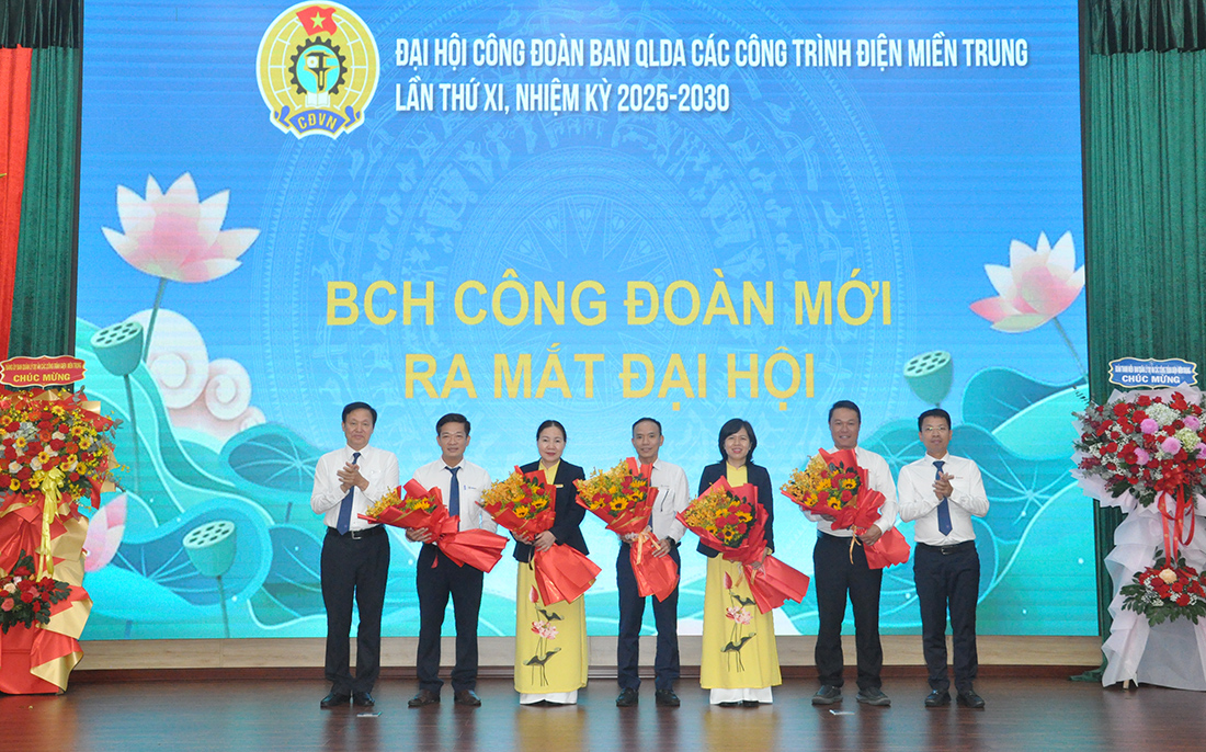 Công đoàn Ban QLDA các công trình điện miền Trung tổ chức thành công Đại hội lần thứ XI, nhiệm kỳ 2025 - 2030 3
