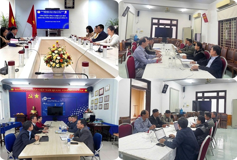 Công đoàn Công ty Điện lực Huế: Kiểm tra hoạt động Công đoàn năm 2025