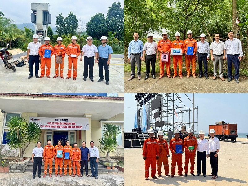 Công đoàn Công ty Điện lực Huế thăm hỏi đoàn viên, người lao động nhân Tháng hành động về an toàn vệ sinh lao động và Tháng Công nhân năm 2025 1