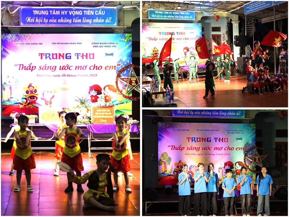 Công đoàn Công ty Điện lực Hưng Yên phối hợp tổ chức Trung thu “Thắp sáng ước mơ cho em” 1