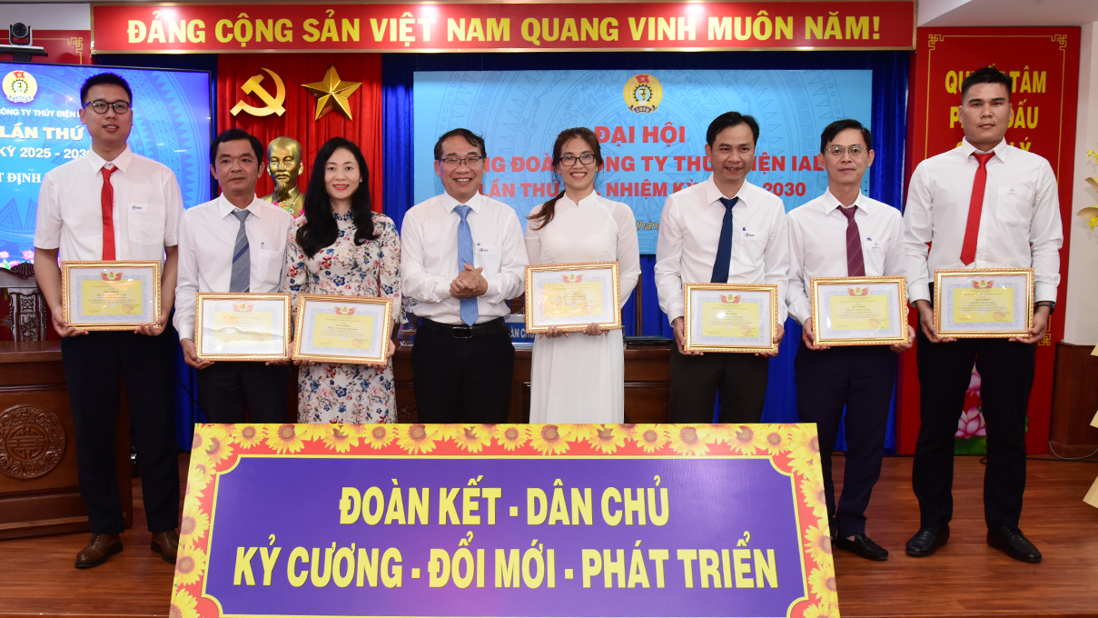 Công đoàn Công ty thủy điện Ialy tổ chức thành công Đại hội nhiệm kỳ 2025 - 2030 6