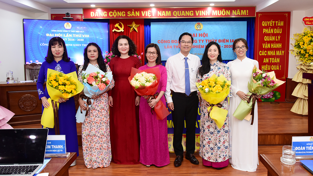 Công đoàn Công ty thủy điện Ialy tổ chức thành công Đại hội nhiệm kỳ 2025 - 2030 7