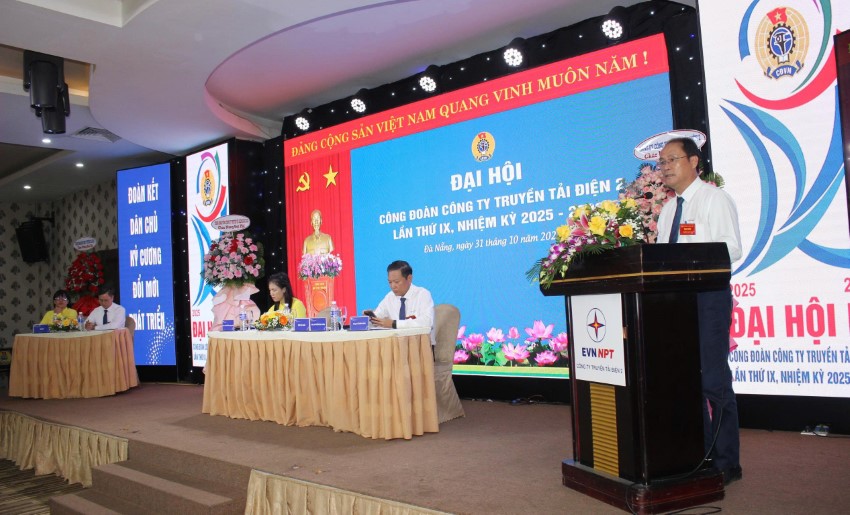Công đoàn Công ty Truyền tải điện 2 tổ chức thành công Đại hội Công đoàn lần thứ IX nhiệm kỳ 2025 – 2030. 1
