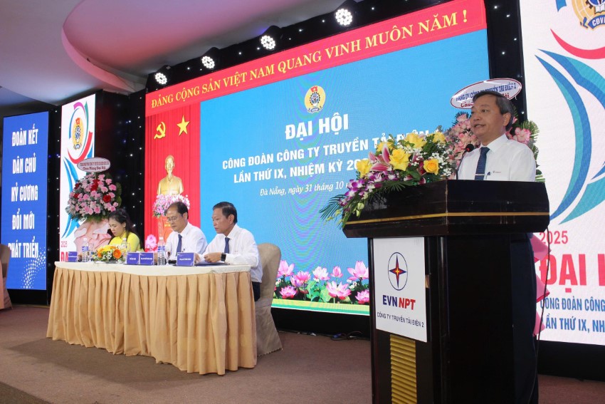 Công đoàn Công ty Truyền tải điện 2 tổ chức thành công Đại hội Công đoàn lần thứ IX nhiệm kỳ 2025 – 2030. 3