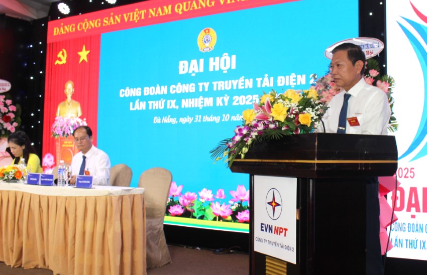 Công đoàn Công ty Truyền tải điện 2 tổ chức thành công Đại hội Công đoàn lần thứ IX nhiệm kỳ 2025 – 2030.