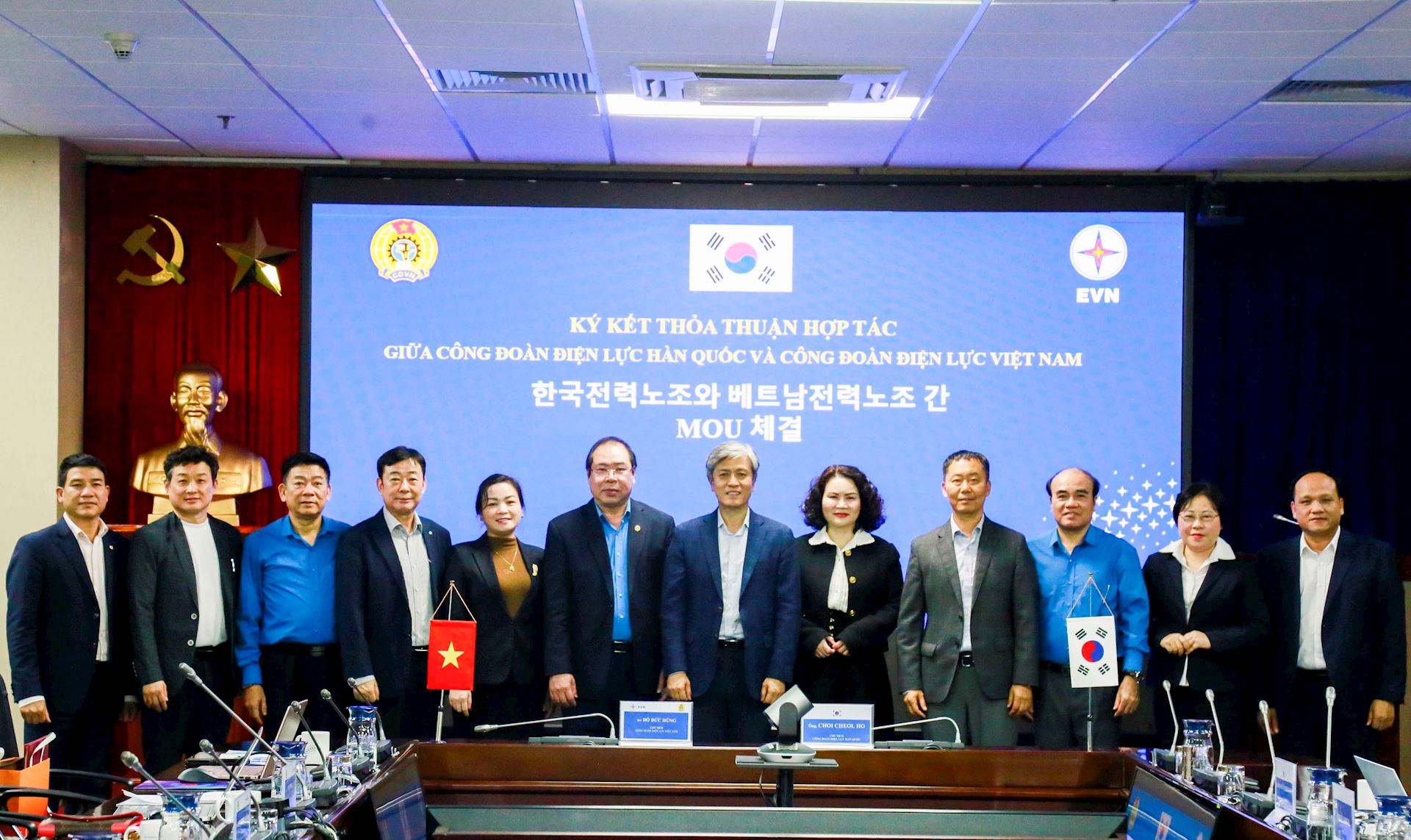 Công đoàn Điện lực Việt Nam đón và làm việc vơi Công đoàn Điện lực Hàn Quốc  4