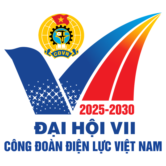 Công đoàn Điện lực Việt Nam Quyết định công nhận biểu trưng Logo Đại hội VII, nhiệm kỳ 2025 – 2030.