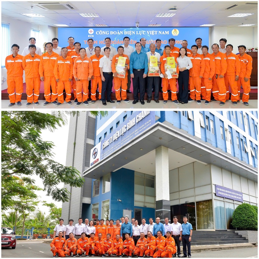 Công đoàn Điện lực Việt Nam tổ chức thăm hỏi, động viên người lao động nhân Tháng Công nhân năm 2025 9