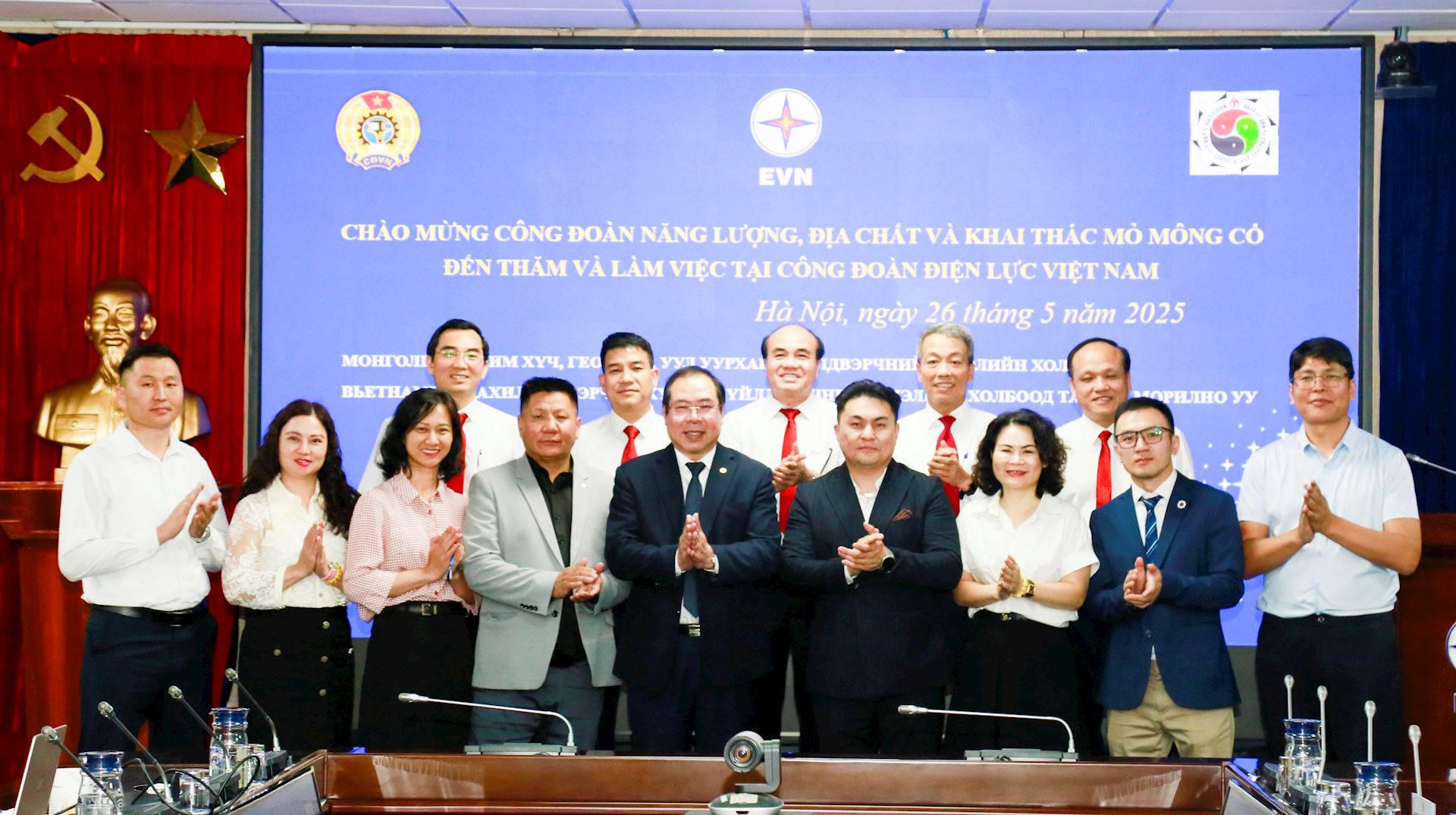 Công đoàn ĐLVN: Đón tiếp và làm việc với đoàn đại biểu Công đoàn Năng lượng, Địa chất và Khai thác mỏ Mông Cổ 5