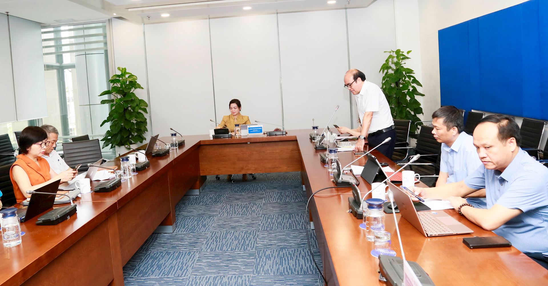 Công đoàn ĐLVN tổ chức Hội nghị hướng dẫn công tác Tài chính kế toán, Văn thư lưu trữ và nắm bắt tình hình sắp xếp bộ máy 1