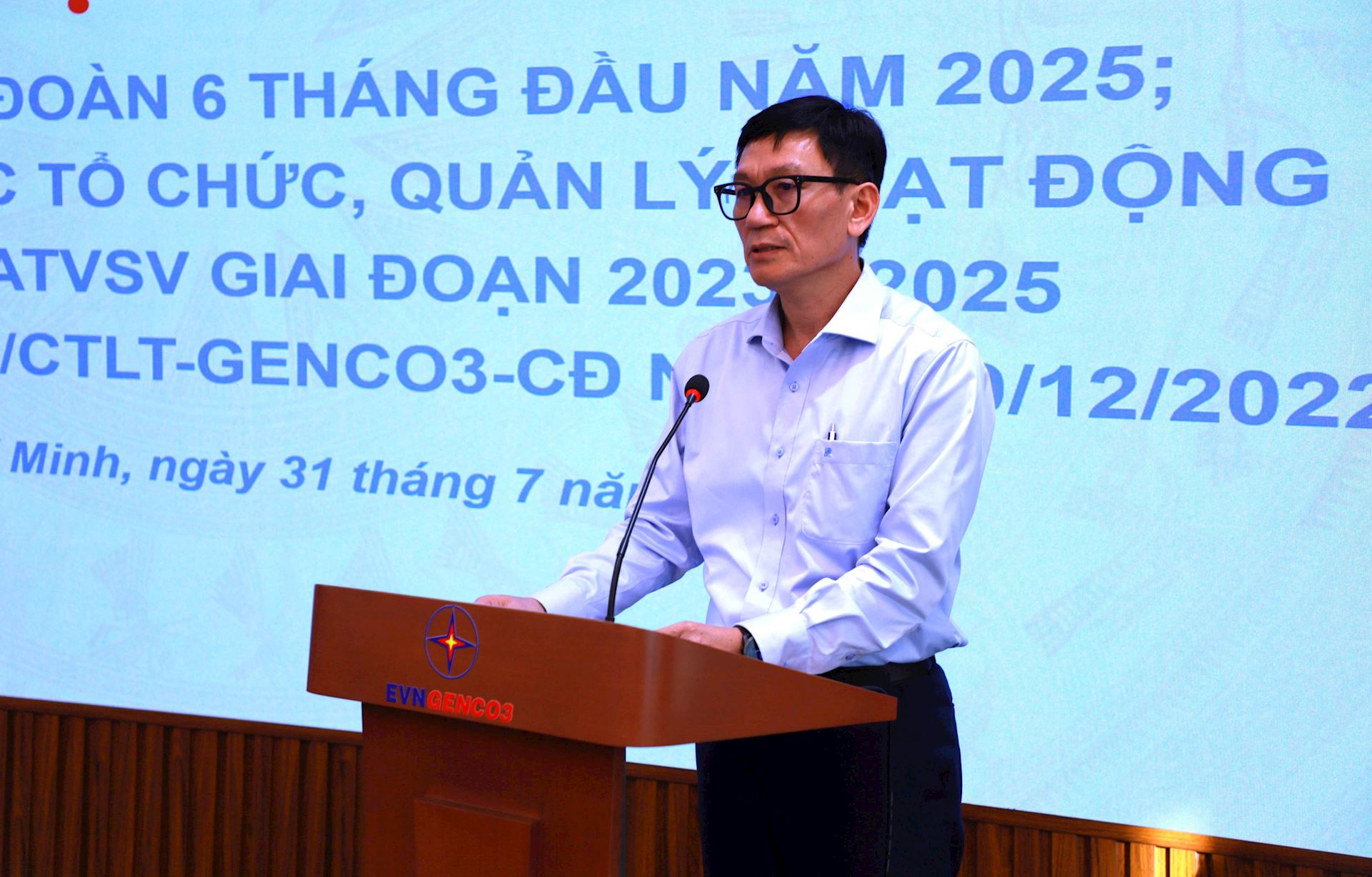 Công đoàn EVNGENCO3 tổ chức Hội nghị sơ kết công đoàn 6 tháng đầu năm 2025 và sơ kết công tác tổ chức quản lý, hoạt động mạng lưới ATVSV giai đoạn 2023 - 2025. 6