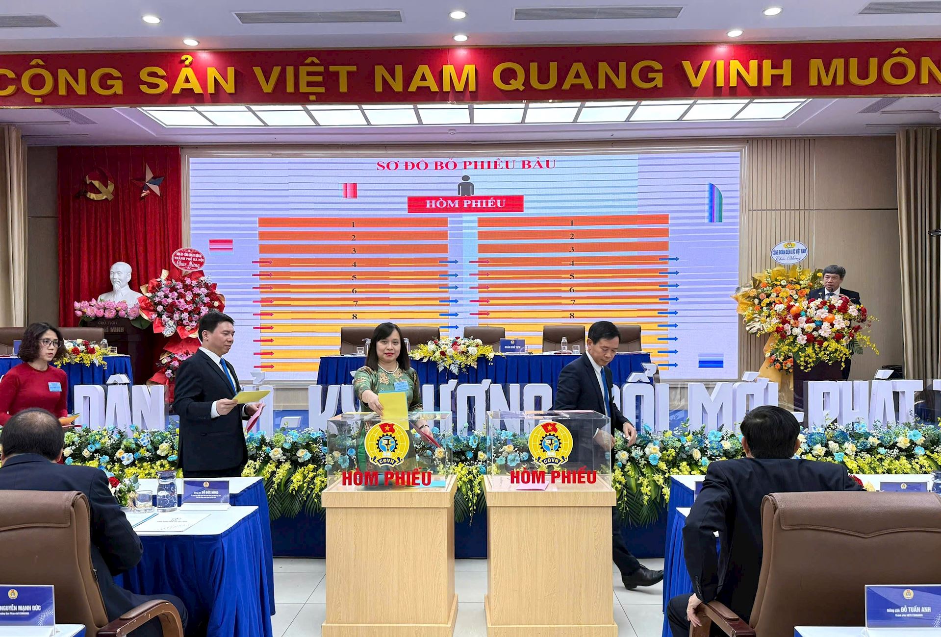 Công đoàn EVNHANOI tổ chức thành công Đại hội Công đoàn lần thứ XXVI, nhiệm kỳ 2025-2030.  5