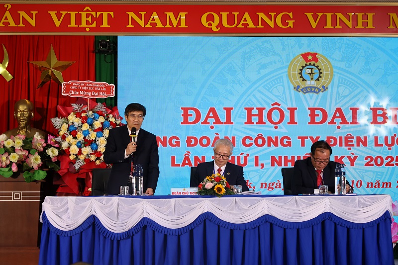 Công đoàn PC Đắk Lắk: Tổ chức thành công Đại hội Đại biểu lần thứ I, nhiệm kỳ 2025 – 20230 1
