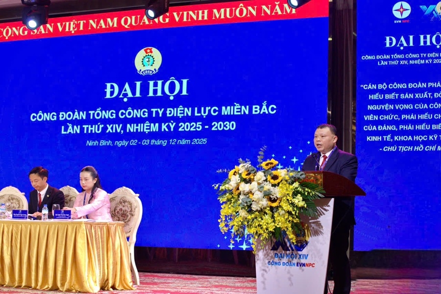 Công đoàn Tổng công ty Điện lực miền Bắc quyết tâm hoàn thành các nhiệm vụ trọng tâm trong nhiệm kỳ 2025-2030 1
