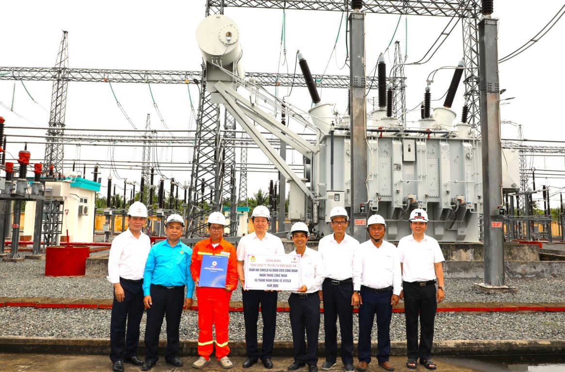 Công đoàn Tổng công ty Truyền tải điện Quốc gia trong chuỗi hoạt động nhân Tháng Công nhân và Tháng hành động ATVSLĐ năm 2025 tại các đơn vị thuộc Công ty Truyền tải điện 4  5