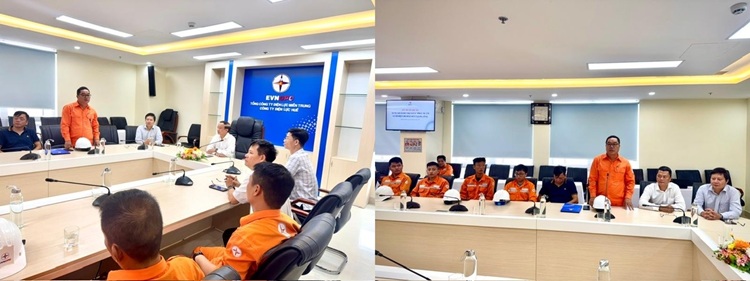 Công ty Điện lực Huế cử đội xung kích hỗ trợ Công ty Điện lực Hà Tĩnh khắc phục lưới điện do hậu quả của cơn bão số 5 3