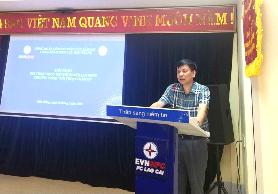Công ty Điện lực Lào Cai đồng hành cùng người lao động nhân dịp Tháng Công nhân 2025 1