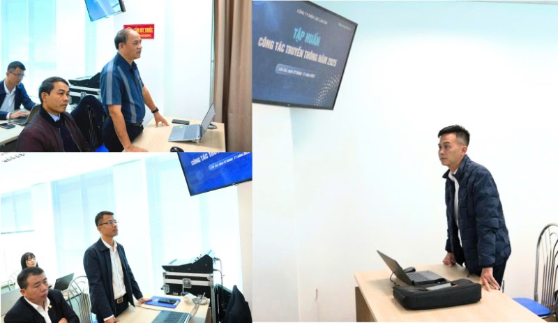 Công ty Điện lực Lào Cai tập huấn triển khai sử dụng bộ trợ lý ảo phục vụ công tác truyền thông 2