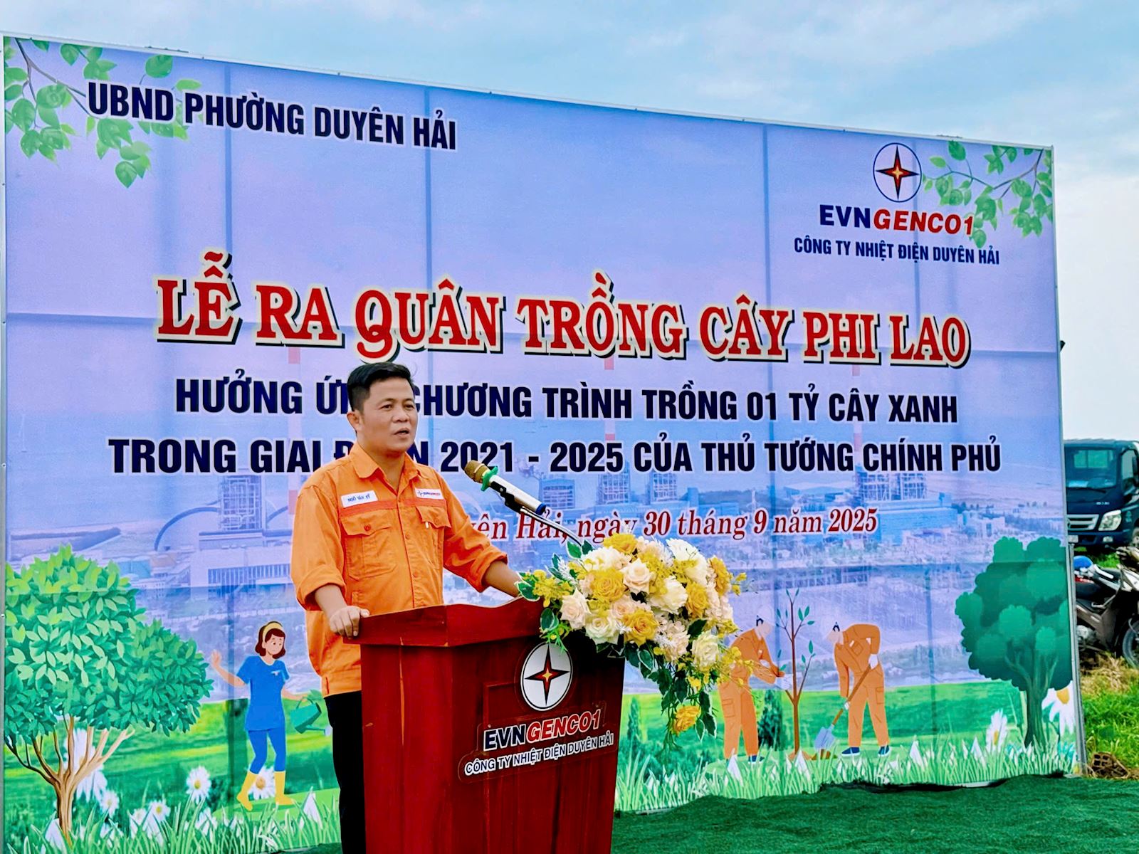 Công ty Nhiệt điện Duyên Hải chung tay phủ xanh ven biển 2