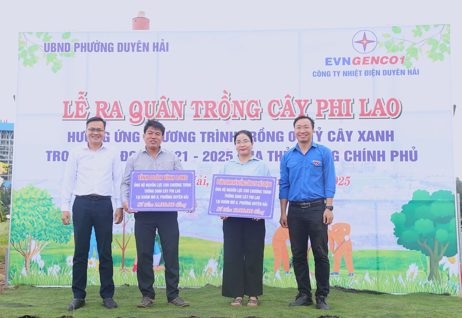 Công ty Nhiệt điện Duyên Hải chung tay phủ xanh ven biển 3
