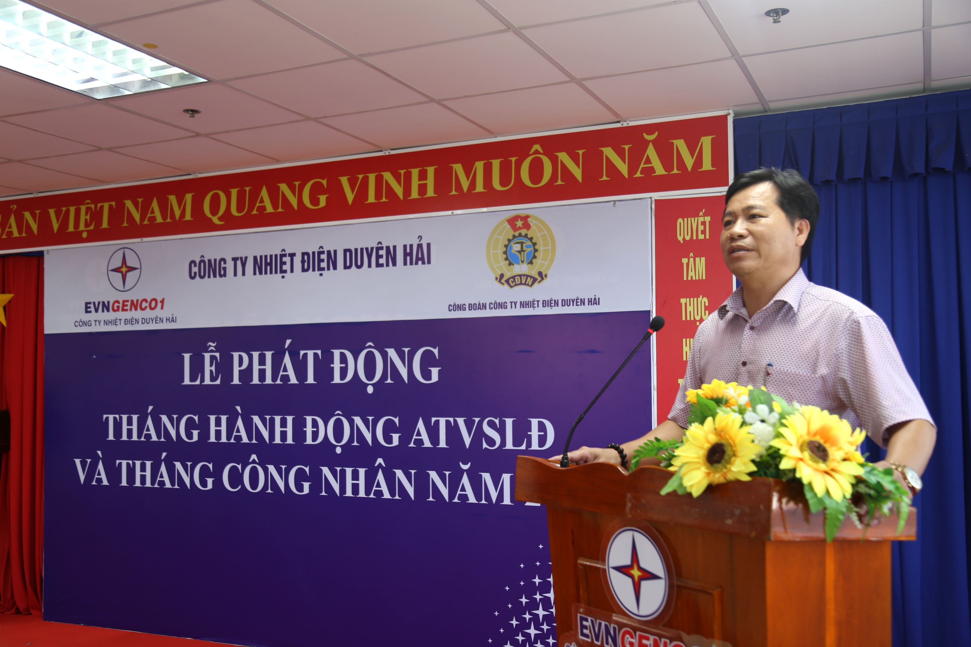 Công ty Nhiệt điện Duyên Hải phát động hưởng ứng Tháng Công nhân và Tháng hành động về An toàn, vệ sinh lao động (ATVSLĐ) năm 2025 1
