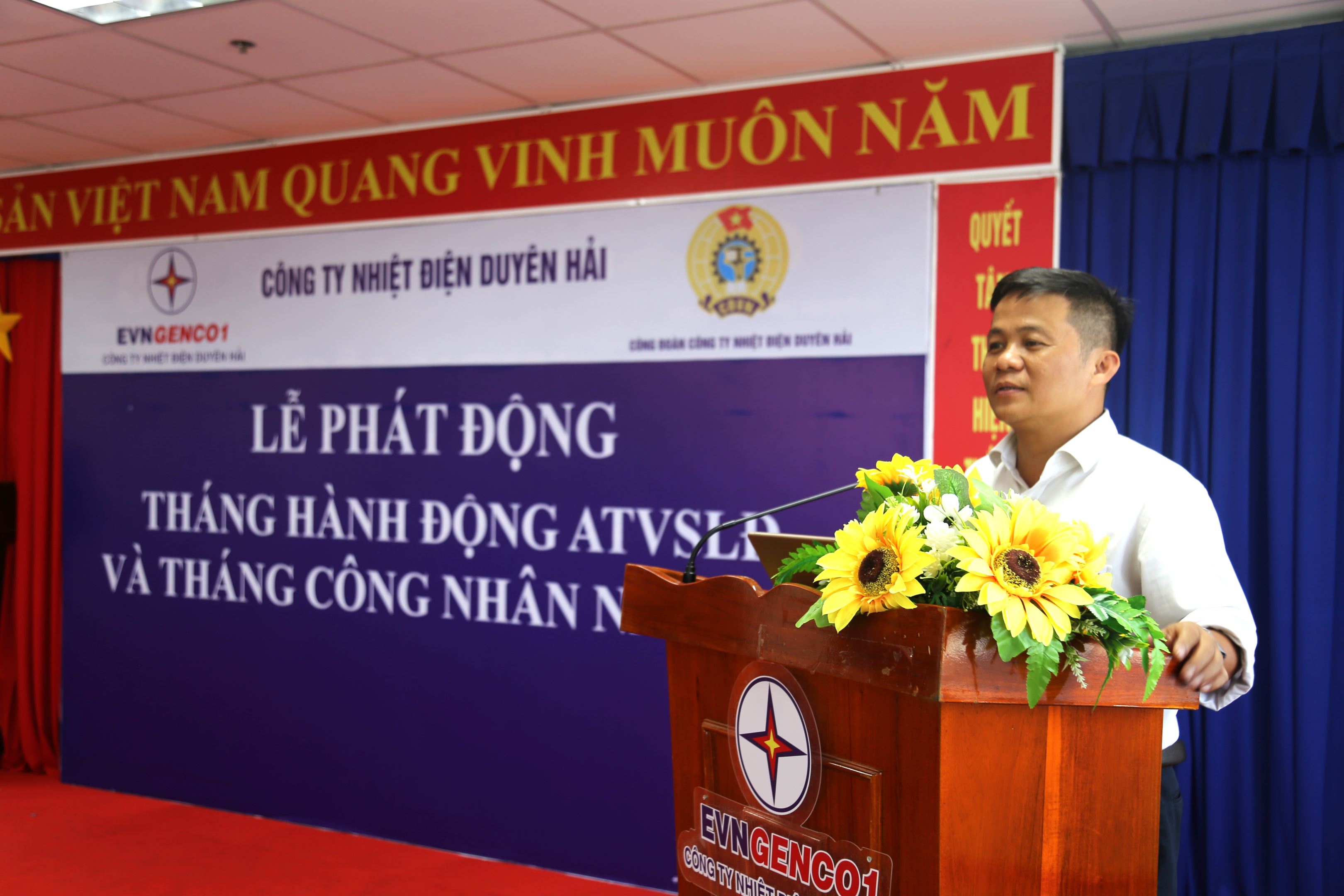 Công ty Nhiệt điện Duyên Hải phát động hưởng ứng Tháng Công nhân và Tháng hành động về An toàn, vệ sinh lao động (ATVSLĐ) năm 2025 2