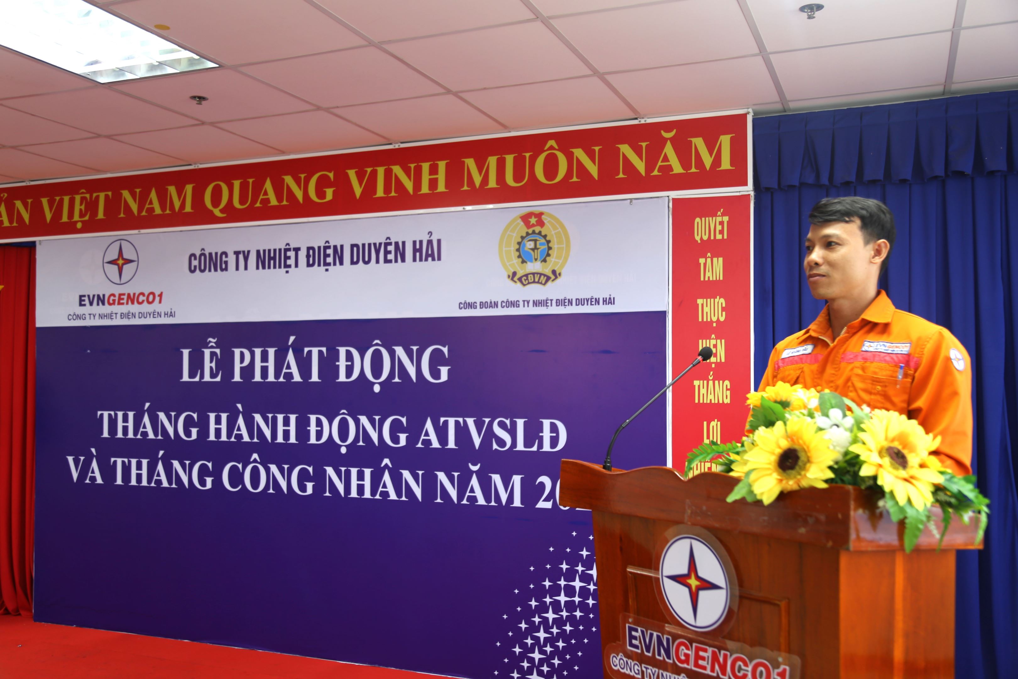 Công ty Nhiệt điện Duyên Hải phát động hưởng ứng Tháng Công nhân và Tháng hành động về An toàn, vệ sinh lao động (ATVSLĐ) năm 2025 3