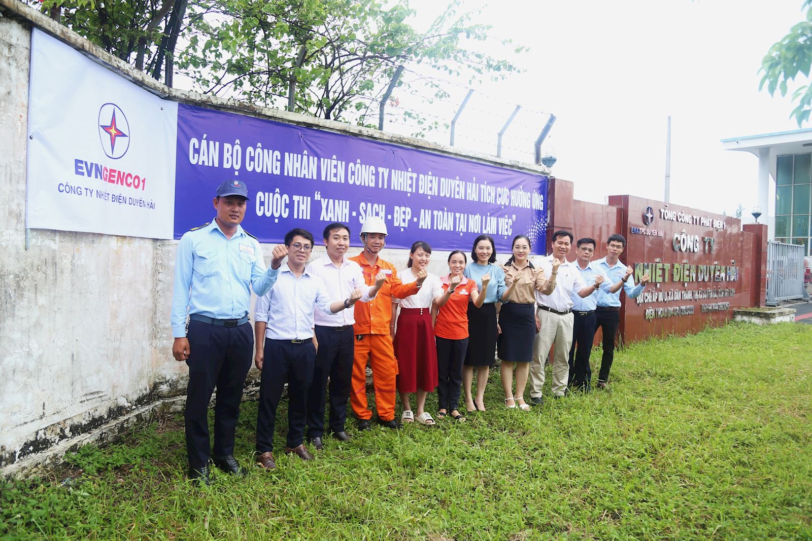 Công ty Nhiệt điện Duyên Hải tích cực hưởng ứng Cuộc thi “Xanh – Sạch – Đẹp – An toàn tại nơi làm việc” trong Tổng công ty Phát điện 1