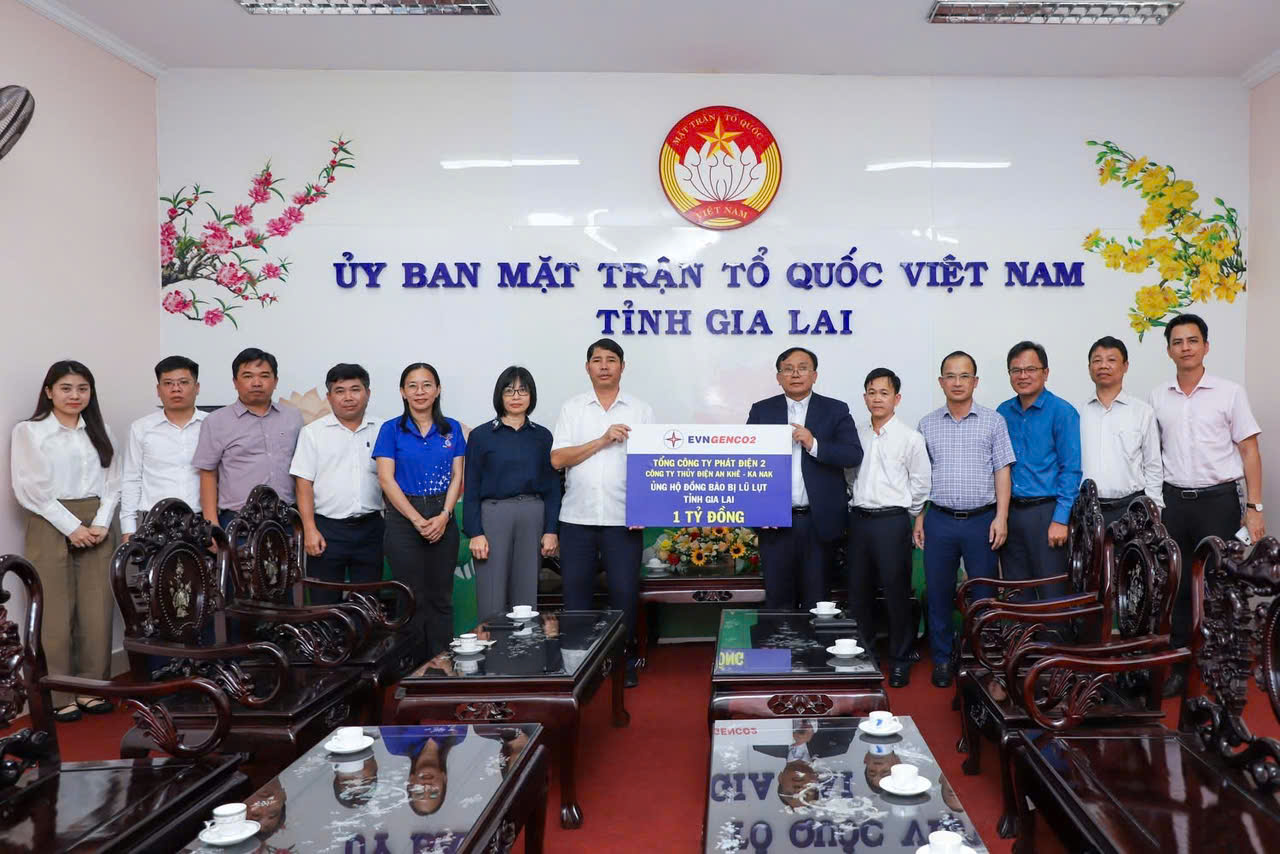 Công ty Thủy điện An Khê – Ka Nak ủng hộ 2 tỷ đồng hỗ trợ đồng bào lũ lụt Gia Lai, dành gần 3 tỷ đồng chi cho các hoạt động an sinh xã hội năm 2025 