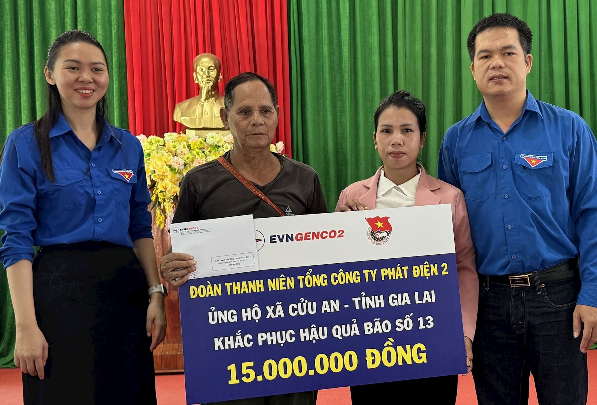 Công ty Thủy điện An Khê – Ka Nak ủng hộ hơn 500 triệu đồng giúp người dân Gia Lai vượt qua khó khăn sau bão số 13 5