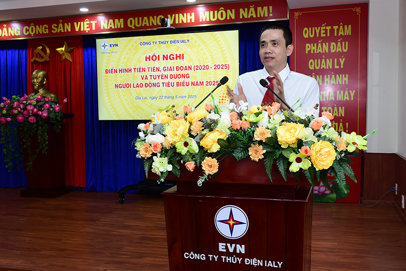Công ty thủy điện Ialy tổ chức Hội nghị Điển hình tiên tiến và Tuyên dương Người lao động tiêu biểu năm 2025