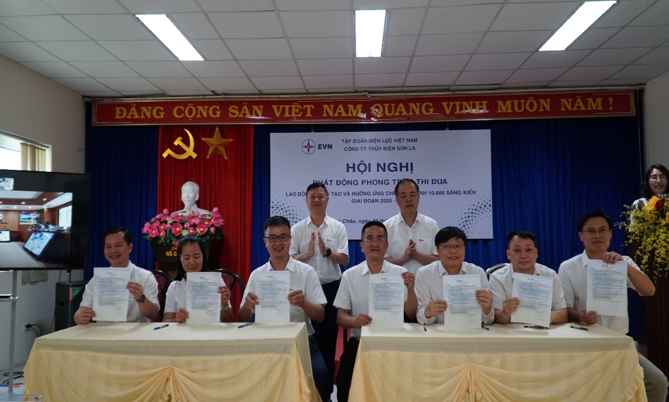 Công ty Thủy điện Sơn La phát động phong trào thi đua lao động sáng tạo và hưởng ứng Chương trình 10.000 sáng kiến giai đoạn 2025–2028 5