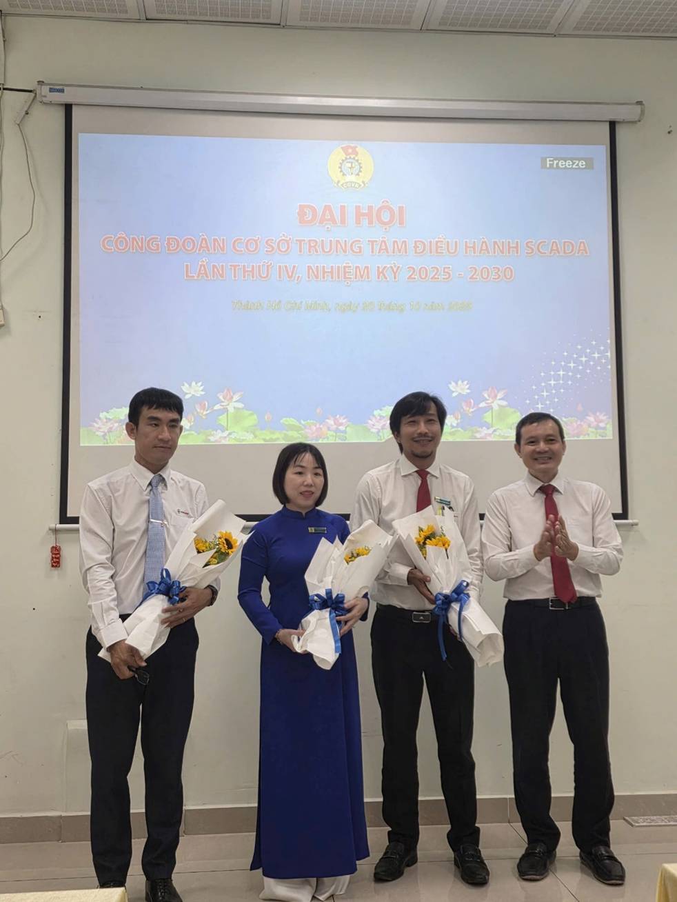Đại hội Công đoàn Cơ sở Trung tâm Điều hành SCADA nhiệm kỳ 2025-2030 thành công tốt đẹp 3